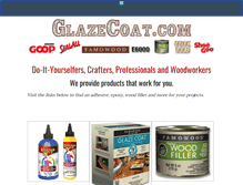 Tablet Screenshot of glazecoat.com